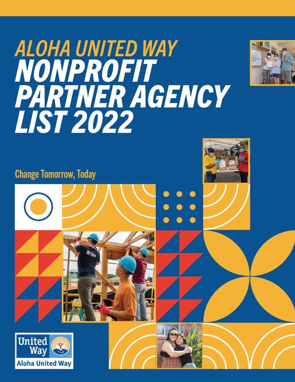 Aloha United Way Partner Agency List - Page 1