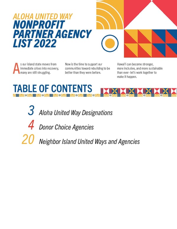 AUW Partner Agency Booklet - Page 2